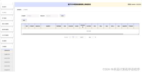 基于框架的服装网上商城系统g60vh9计算机毕设ssm